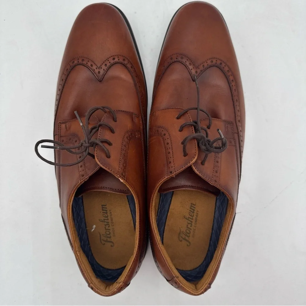 Florsheim brown Tamilio oxfords size 13M